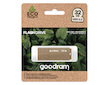 Flash disk USB Goodram ECO FRIENDLY hnědý s krytkou 32GB