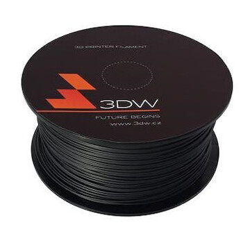 3D PLA filament 3DW 1,75mm černý 1kg