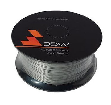 3D PLA filament 3DW 1,75mm stříbrný 1kg