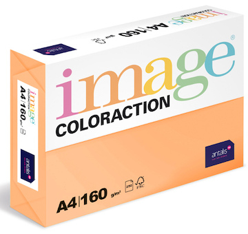 Barevný papír Image Coloraction A4 160g intenzivní sytá oranžová 250 ks