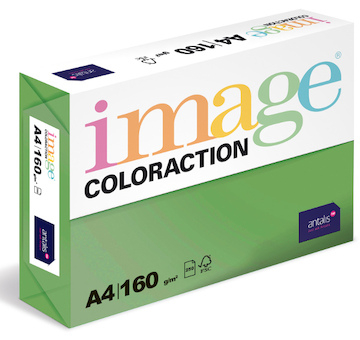 Barevný papír Image Coloraction A4 160g intenzivní tmavě zelená 250 ks