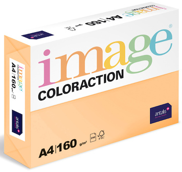 Barevný papír Image Coloraction A4 160g pastelová meruňková 250 ks