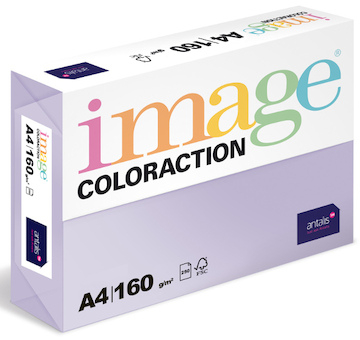 Barevný papír Image Coloraction A4 160g pastelově fialová 250 ks