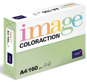 Barevný papír Image Coloraction A4 160g pastelově zelená 250 ks