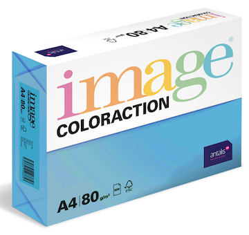 Barevný papír Image Coloraction A4 80g intenzivní tmavě modrá 500 ks