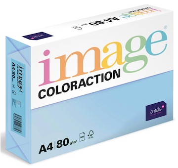 Barevný papír Image Coloraction A4 80g pastelová ledově modrá 500 ks