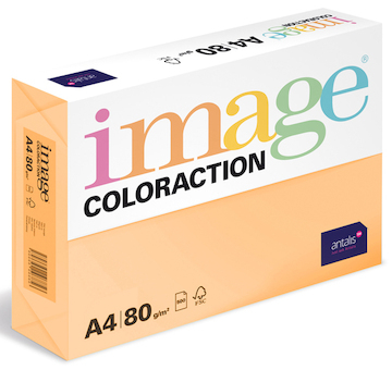 Barevný papír Image Coloraction A4 80g pastelová meruňková 500 ks