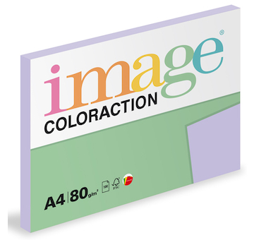 Barevný papír Image Coloraction A4 80g pastelově fialová 100 ks