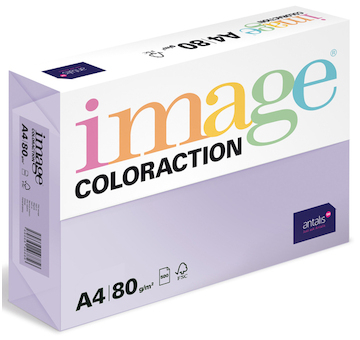 Barevný papír Image Coloraction A4 80g pastelově fialová 500 ks