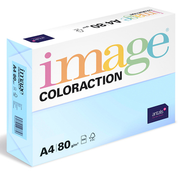 Barevný papír Image Coloraction A4 80g pastelově světle modrá 500 ks