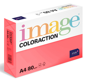 Barevný papír Image Coloraction A4 80g reflexní růžová 500 ks