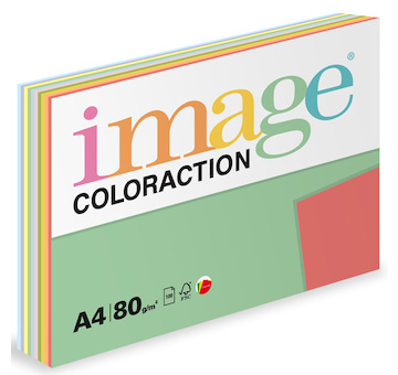 Barevný papír Image Coloraction mix A4 10 odstínů intenzivní