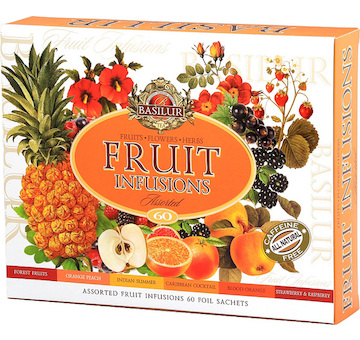 Čaj Basilur Fruit Infusions 60ks