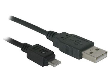 Kabel USB mini/micro A plug/micro 0,6m