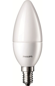 LED žárovka Philips čirá svíčka 5W E14 470lm