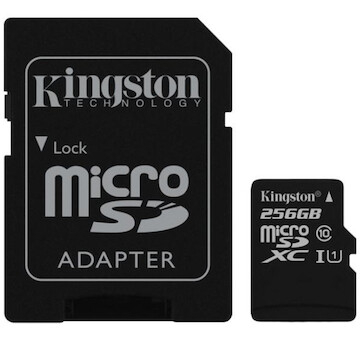 Paměťová karta SD/Micro SD 256 GB