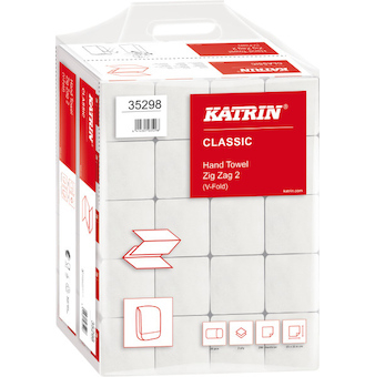 Papírové ručníky Katrin Classic „ZZ“ Handy Pack