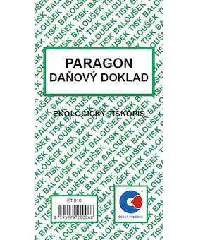 Paragon daňový doklad ekologický