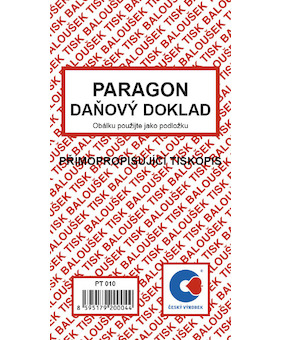 Paragon daňový doklad přímopropisovací