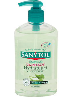 Sanytol dezinfekční mýdlo hydratační 250ml