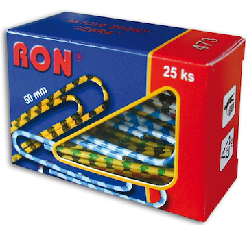 Spony aktové zebra RON