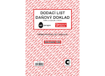 Dodací list - daňový doklad PT140