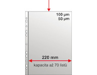 Euroobaly U rozšířené A4 Maxi 100mic 50ks