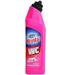 Krystal WC čistič růžový na keramiku a nerez 750ml