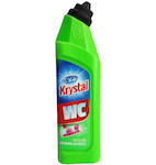 Krystal WC čistič zelený na keramiku s ochranou 750ml